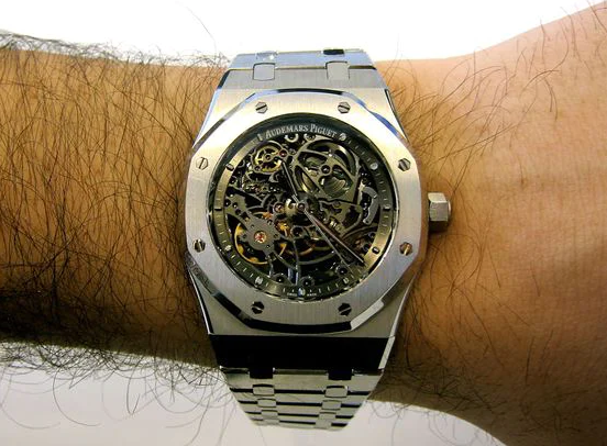 With The Fake Audemars Piguet Openworked Royal Oak Reference 15305