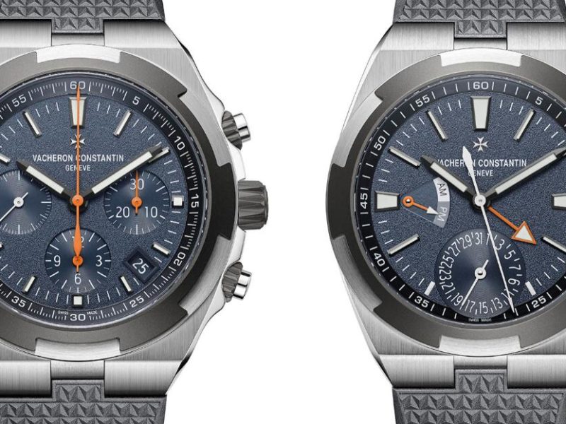 fake Vacheron Constantin Overseas Limited Edition „Everest” Dual Time i Chronograph